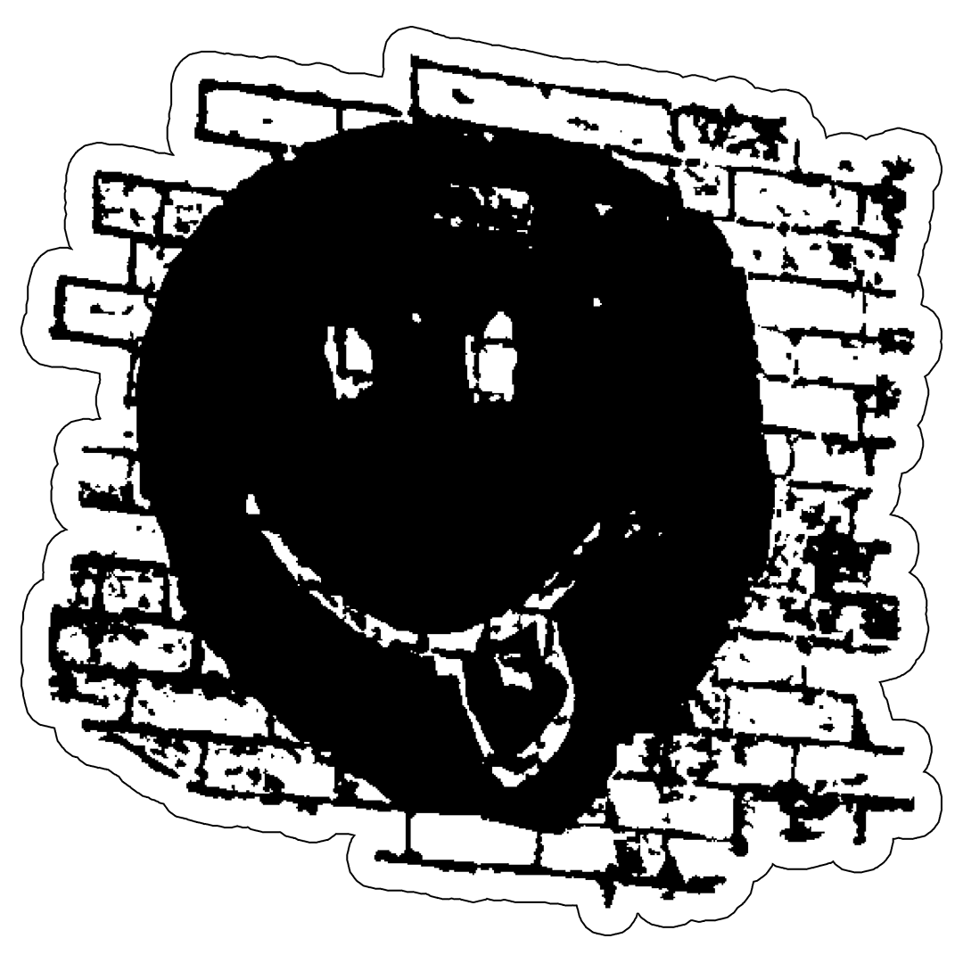 'City of Infinite Happiness Smiley Face' Sticker