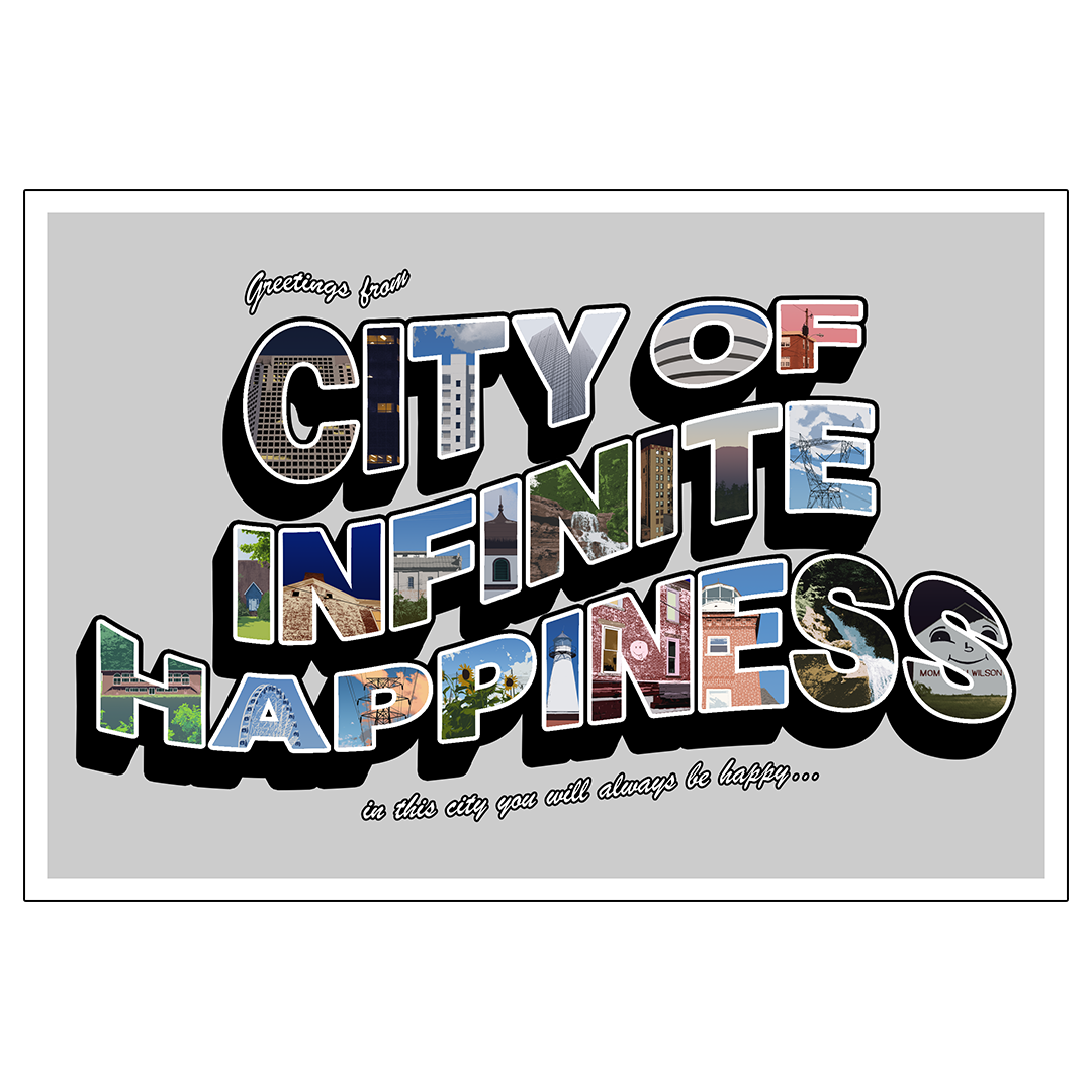 'City of Infinite Happiness: Volume 1' Postcard