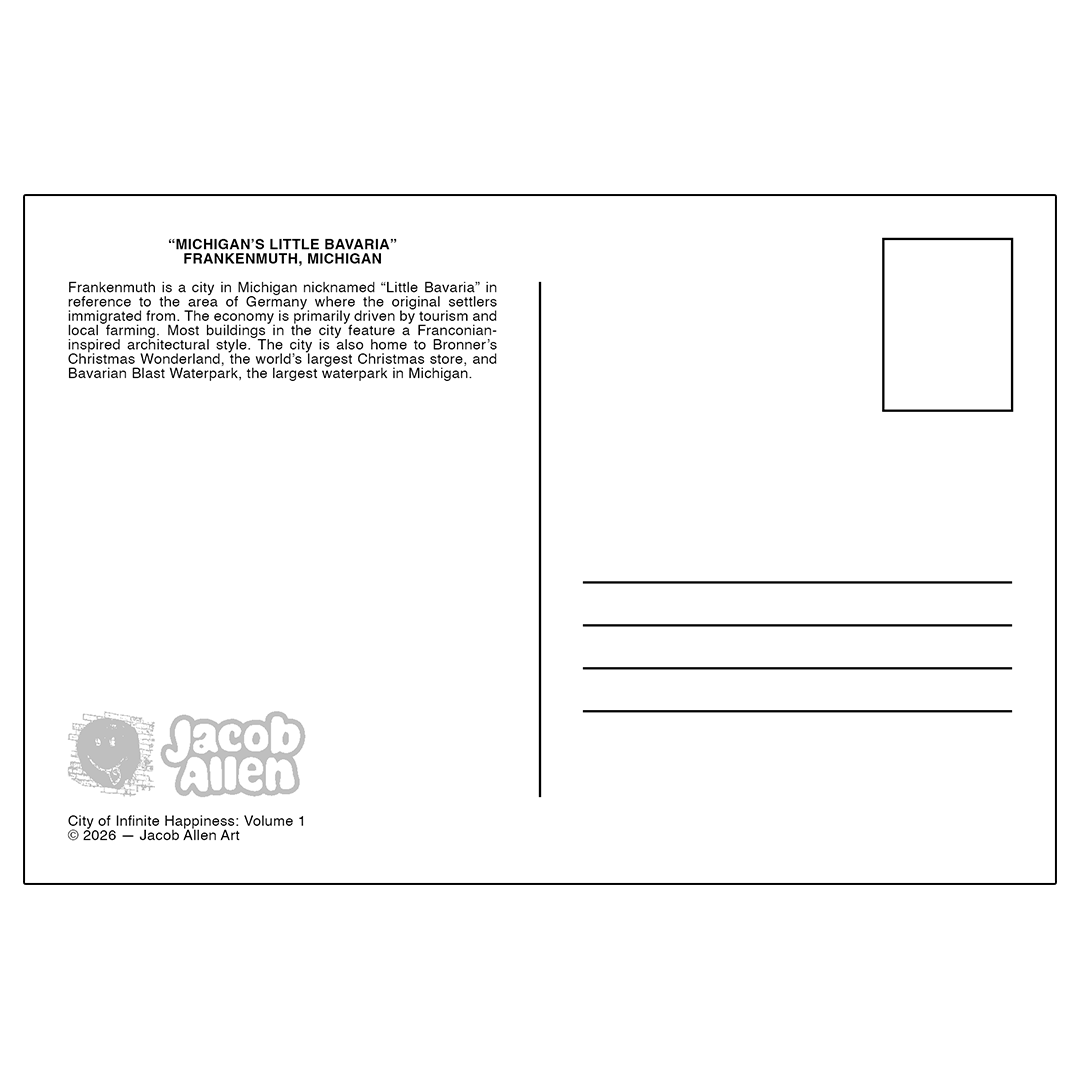 'Frankenmuth' Postcard