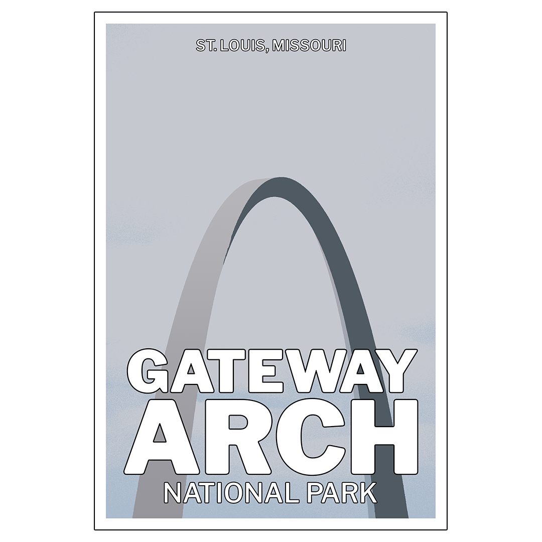 'Gateway Arch National Park' Poster