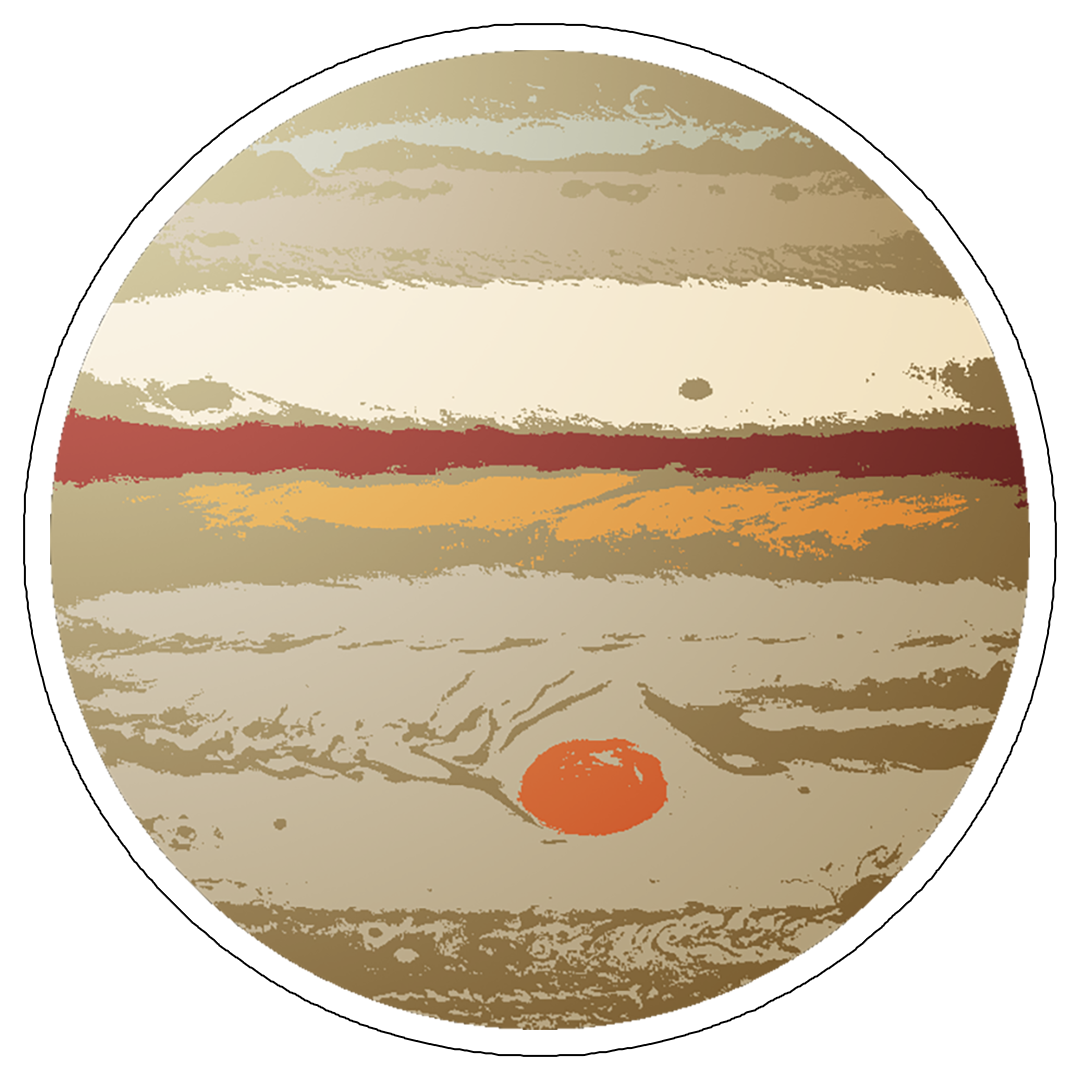 'Jupiter' Sticker