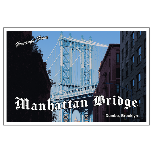 'Manhattan Bridge' Postcard