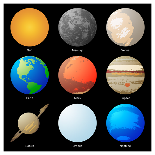 'Planets' Print