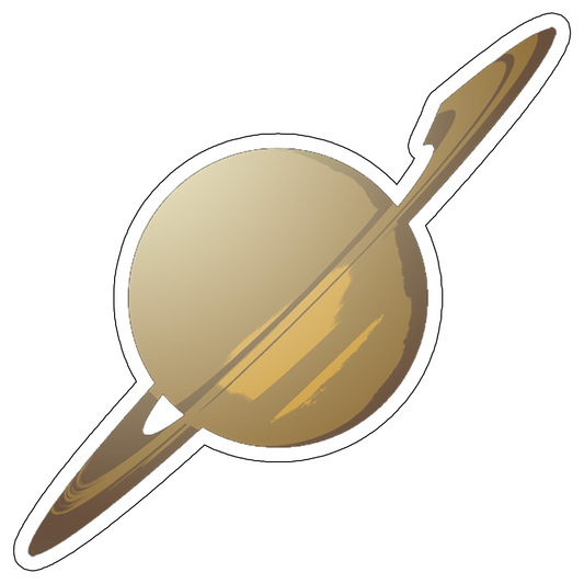 'Saturn' Sticker
