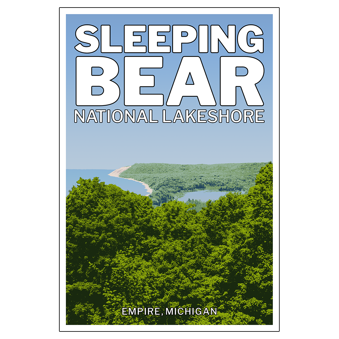 'Sleeping Bear National Lakeshore' Poster